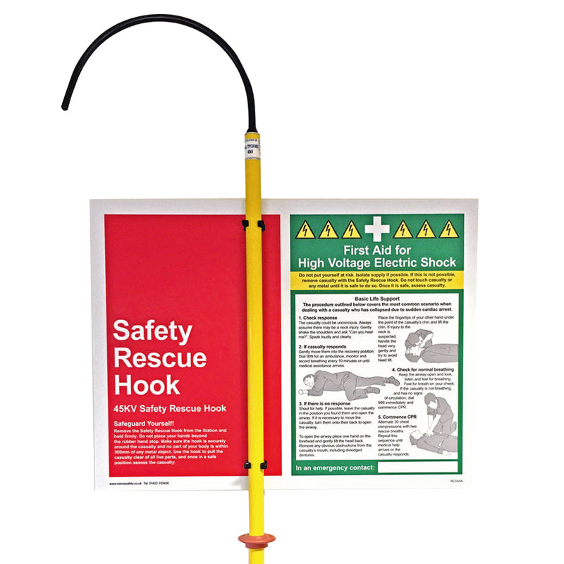 45kV Rescue Stick 1.65m with Rescue Hook Panel
