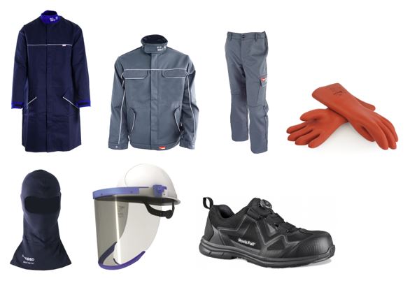 EV PPE Protection Kit inc Jacket Trousers Gloves & Visor