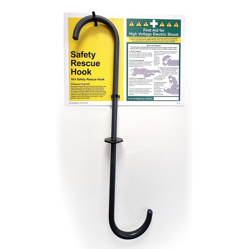 Safety Rescue Hook 1kV complete with landscape Rescue Station