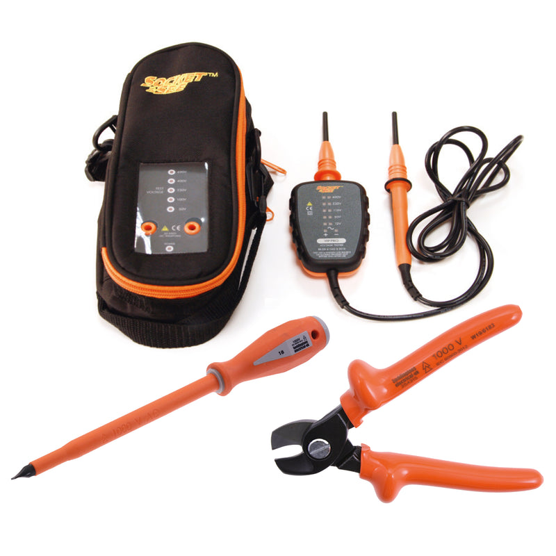 EV tool pack (voltage tester, insulated screwdriver and cable cutters)