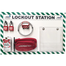 EV Lockout Station Inc 2 Padlocks Tuff Tags Pen & Cable Lockout