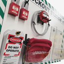 EV Lockout Station Inc 2 Padlocks Tuff Tags Pen & Cable Lockout